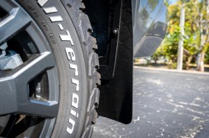 Toyota 4Runner Mud Flap - Rally Armor - UR Black with Metallic Black Logo - Black - `25-`27